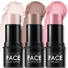 FOCALLURE 3 Pcs Cream Contour Sticks Set with packaging
