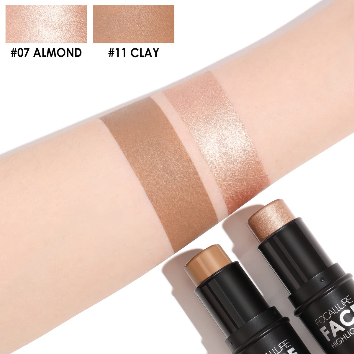 FOCALLURE contour stick application on skin