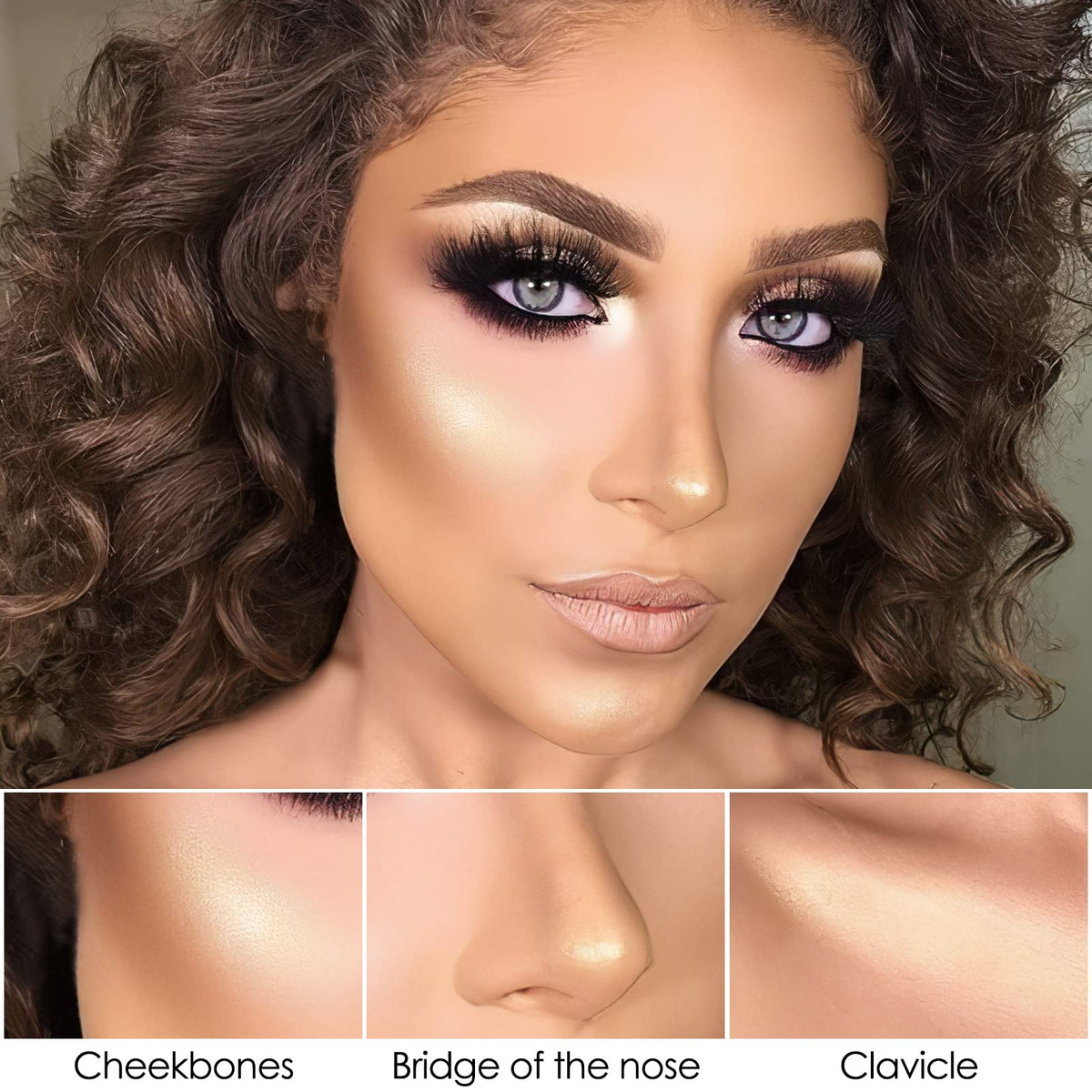 FOCALLURE contour stick being applied on skin
