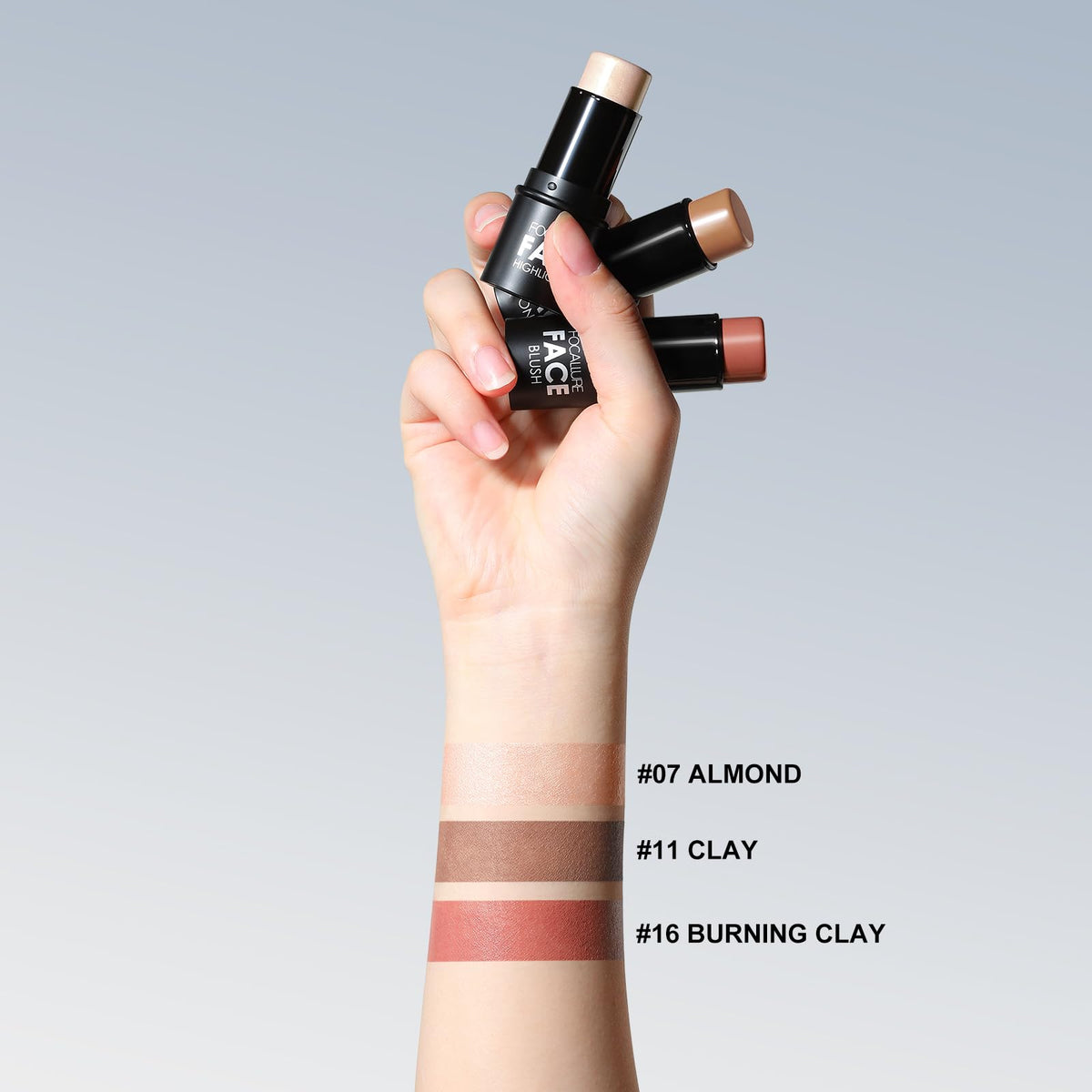 FOCALLURE contour stick in bronzer shade close-up