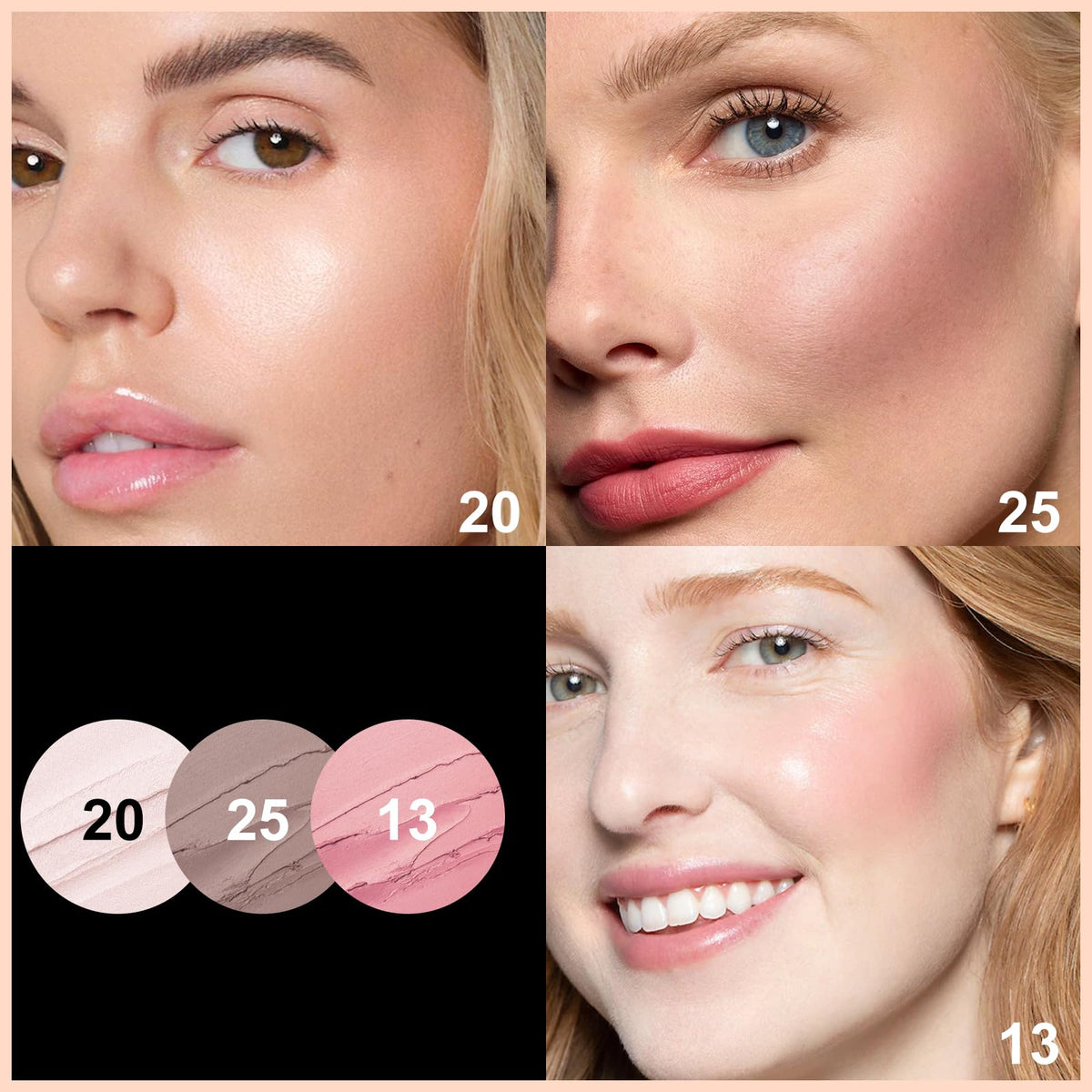 FOCALLURE contour stick in highlighter shade applied