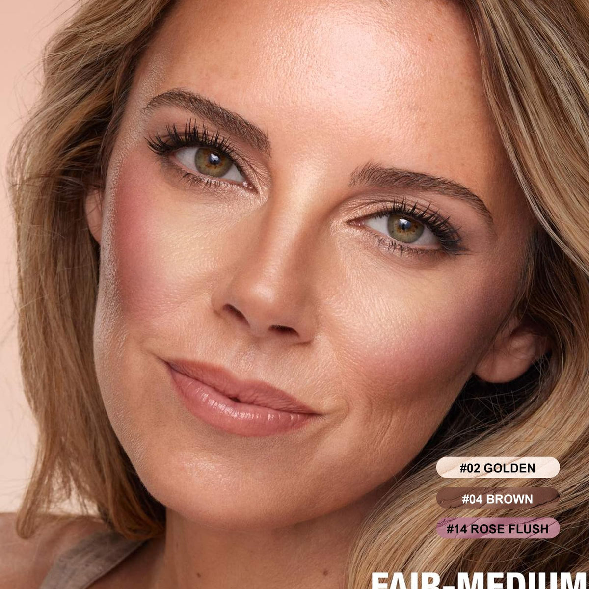 FOCALLURE contour stick showing blush shade