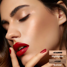 FOCALLURE contour stick showing bronzer and highlighter