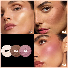 FOCALLURE contour sticks packaging with all three shades