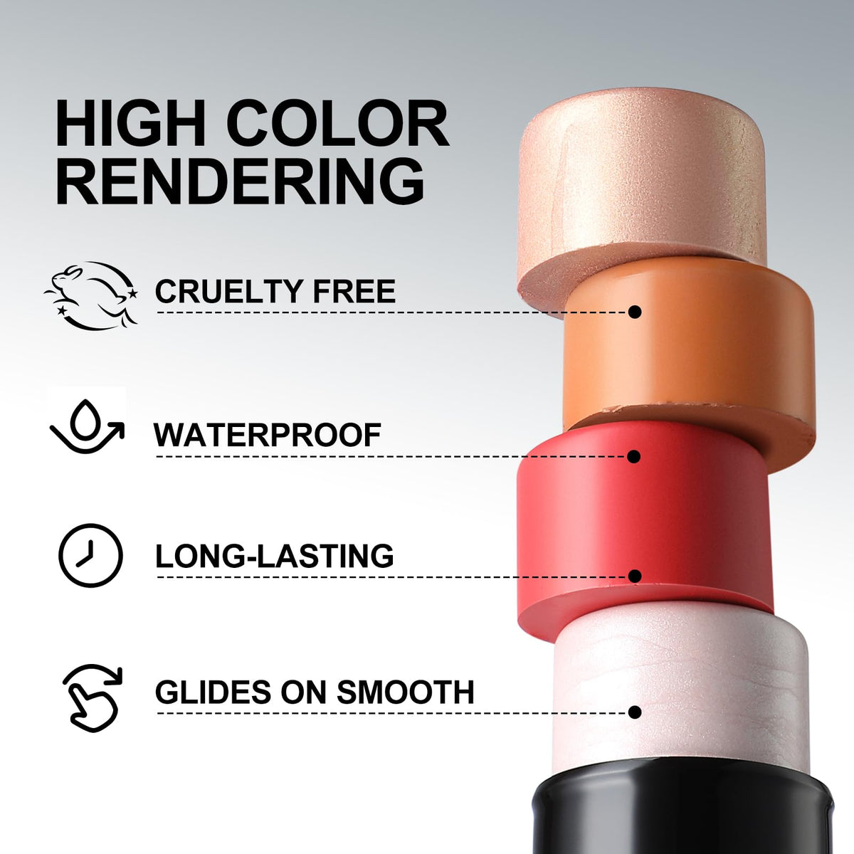 FOCALLURE contour sticks set displayed on a vanity