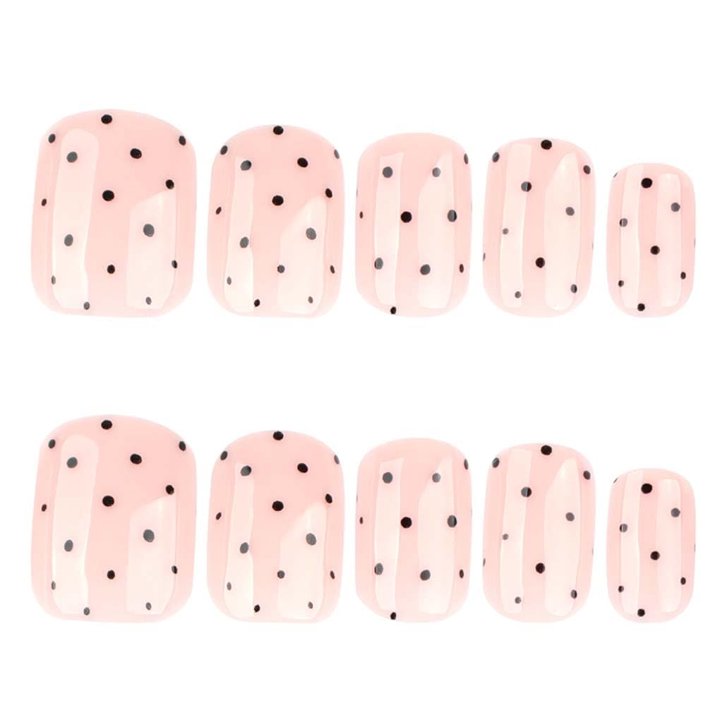 Foccna press on nails displayed on a hand