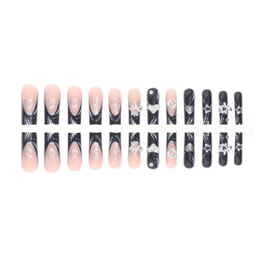Foccna Press on Nails packaging with 24 pieces and nail file