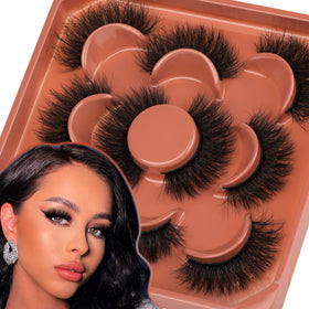 Focipeysa Fluffy Lashes 14mm front view with packaging