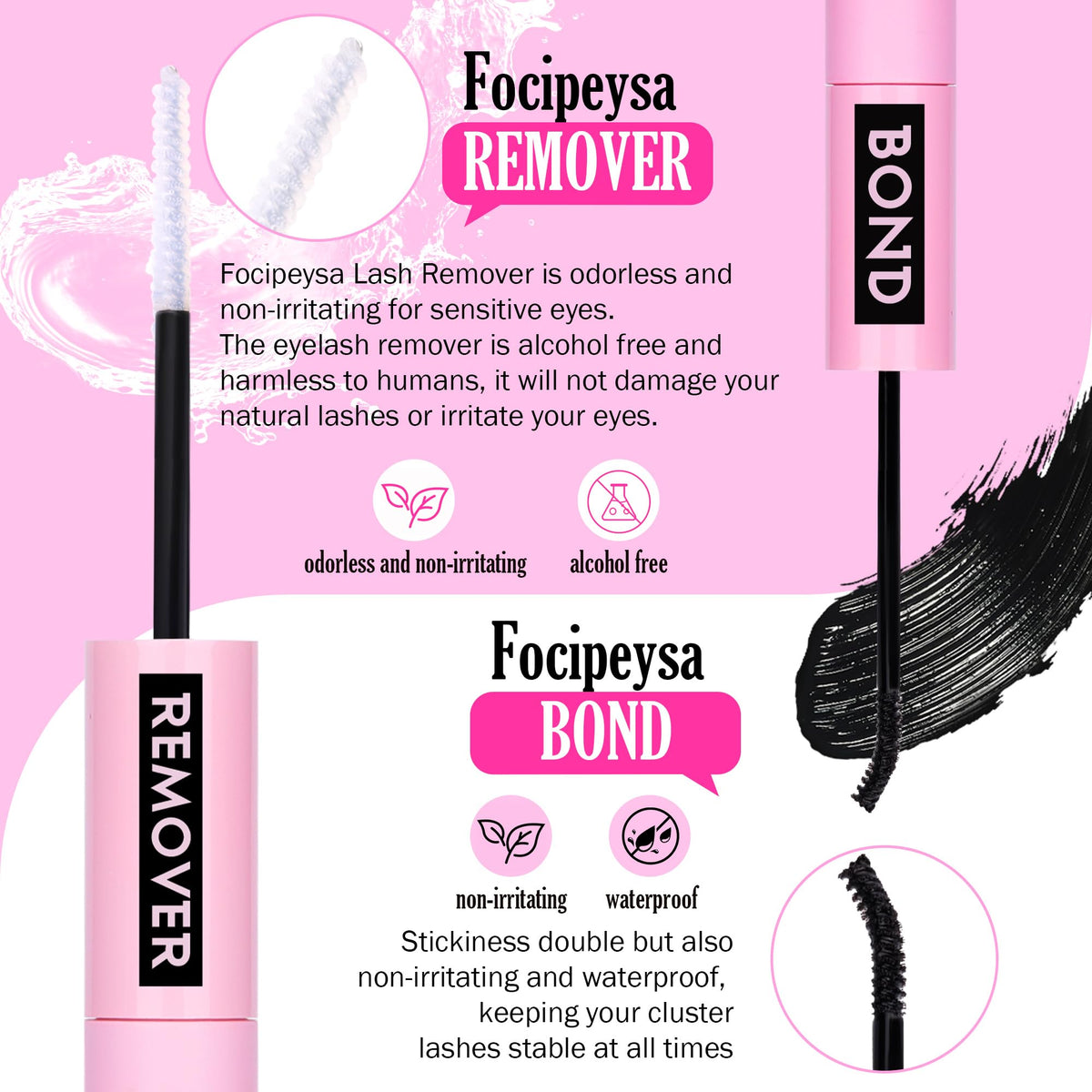 Focipeysa lash applicator tweezers for easy application