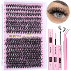 Focipeysa lash clusters in a variety of styles