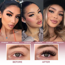 Focipeysa Lash Extension Kit contents laid out