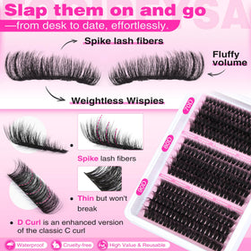 Focipeysa lash extension kit showing tweezers and lash bond