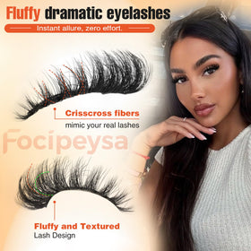 Focipeysa Mink Lashes multipack arrangement