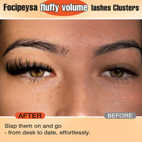 Focipeysa Mink Lashes showing ruffle curly design