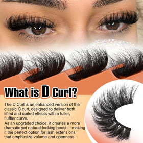 Focipeysa Mink Lashes side view with cotton band
