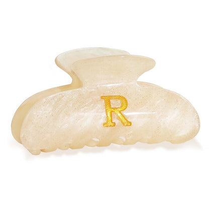 Fohufo Acrylic Letter Hair Clip R front view