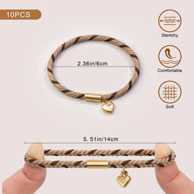 Fohufo hair ties set displayed in a stylish arrangement
