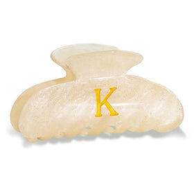 Fohufo Monogram A-Letter Hair Claw Clip front view