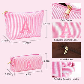 Fohufo Travel Makeup Bag Set in Cherry Blossom Pink