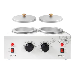 folconroad Double Portable Wax Warmer front view with two pots