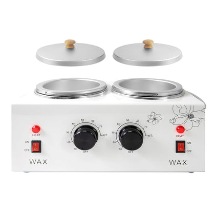 folconroad Double Portable Wax Warmer front view with two pots