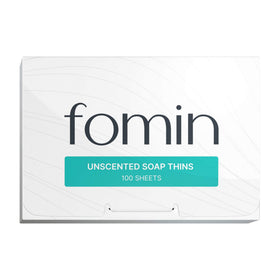 FOMIN Paper Soap Sheets front view with packaging