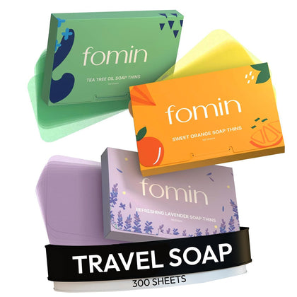 FOMIN Paper Soap Sheets packaging front view