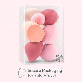 Foonbe makeup sponges in travel case