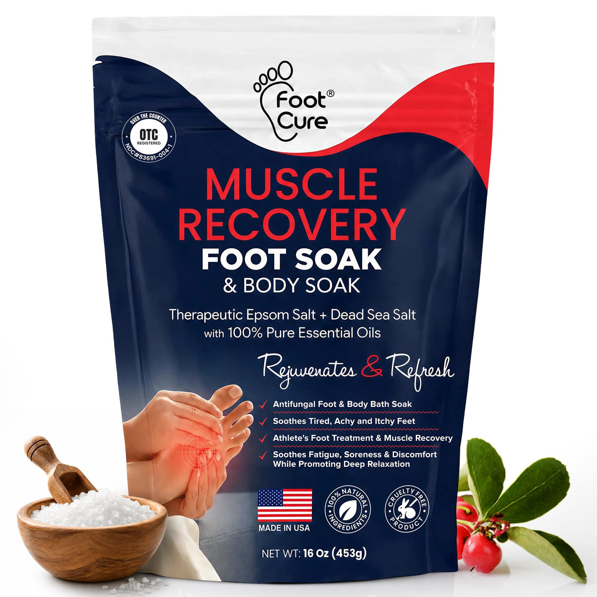 FOOT Foot Soak 16 oz packaging front view
