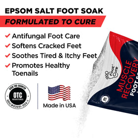 FOOT Foot Soak 16 oz with Epsom salts close-up