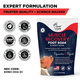 FOOT Foot Soak beside a relaxing spa setup