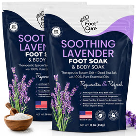 FOOT Soothing Lavender Foot Soak pack of 2 front view