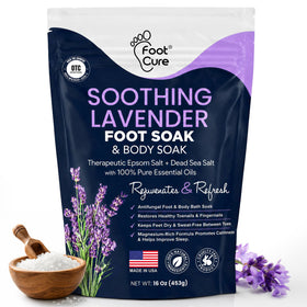 FOOT Soothing Lavender Foot Spa front view with packaging