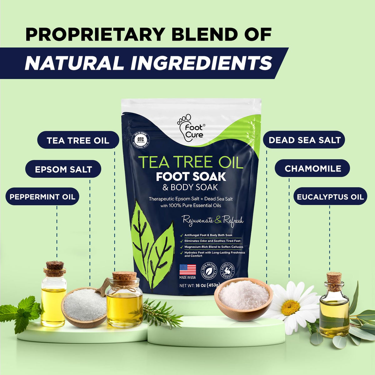 FOOT Tea Tree Oil Foot Soak ingredients list