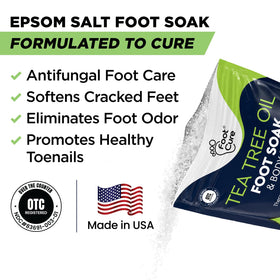 FOOT Tea Tree Oil Foot Soak packaging details