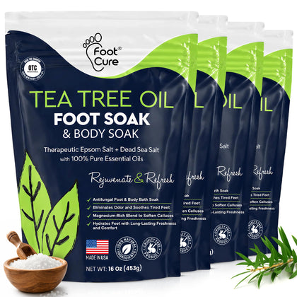 FOOT Tea Tree Oil Foot Soak packaging front view