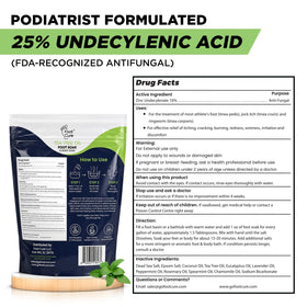FOOT Tea Tree Oil Foot Soak with Epsom salt close-up
