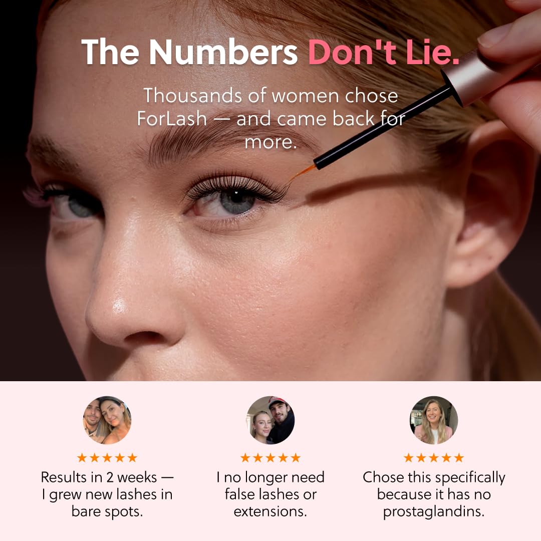 Forchics Eyelash Growth Serum with botanical ingredients