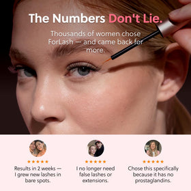 Forchics Eyelash Growth Serum with botanical ingredients
