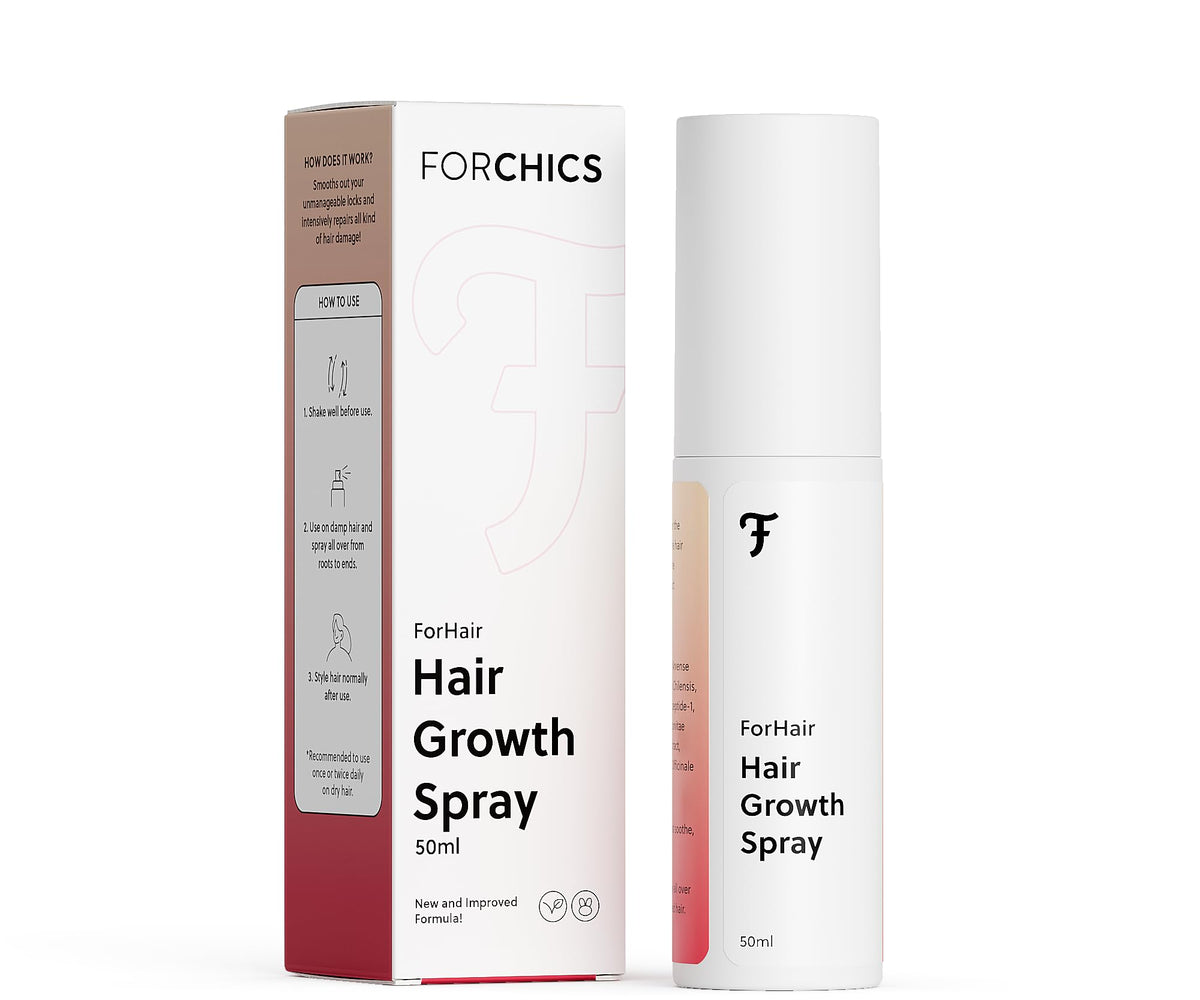 Forchics Hair Growth Serum 50ml front view with packaging