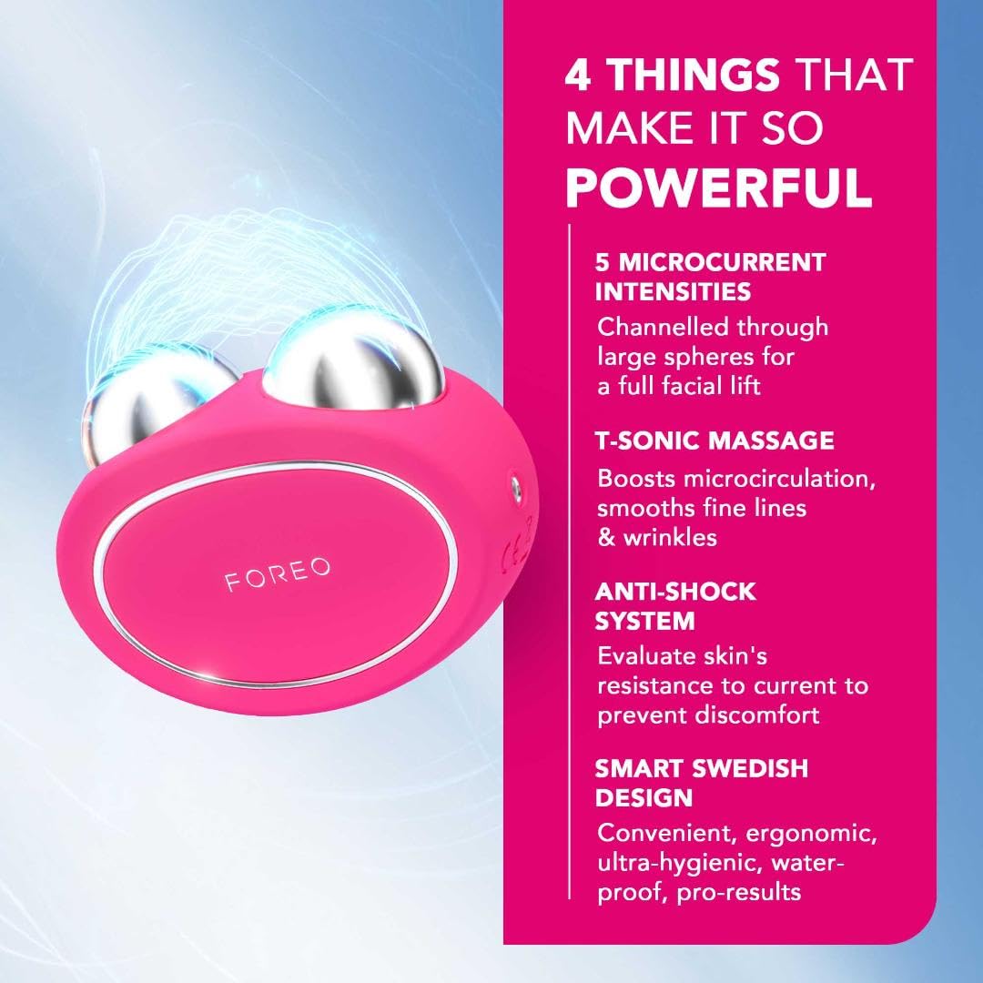 FOREO Bear Microcurrent Facial Device with USB charging cable