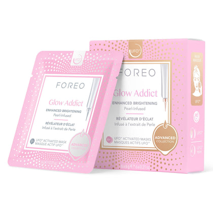 FOREO Glow Addict Advanced Collection 2.0 Facial Mask packaging front view