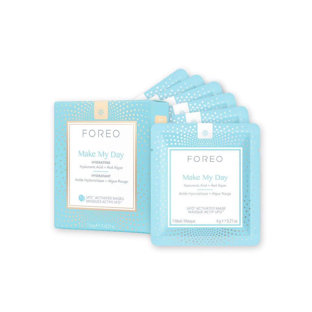 FOREO Make My Day UFO Activated Facial Mask 7 pack front view