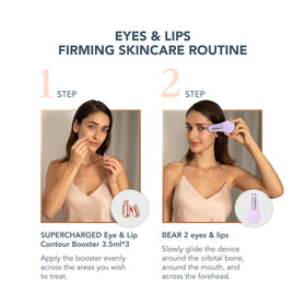 FOREO SUPERCHARGED Eye & Lip Contour support Serum packaging