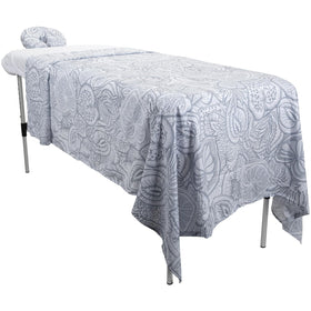 ForPro Designer Microfiber fitted sheet, 36" W x 77" L