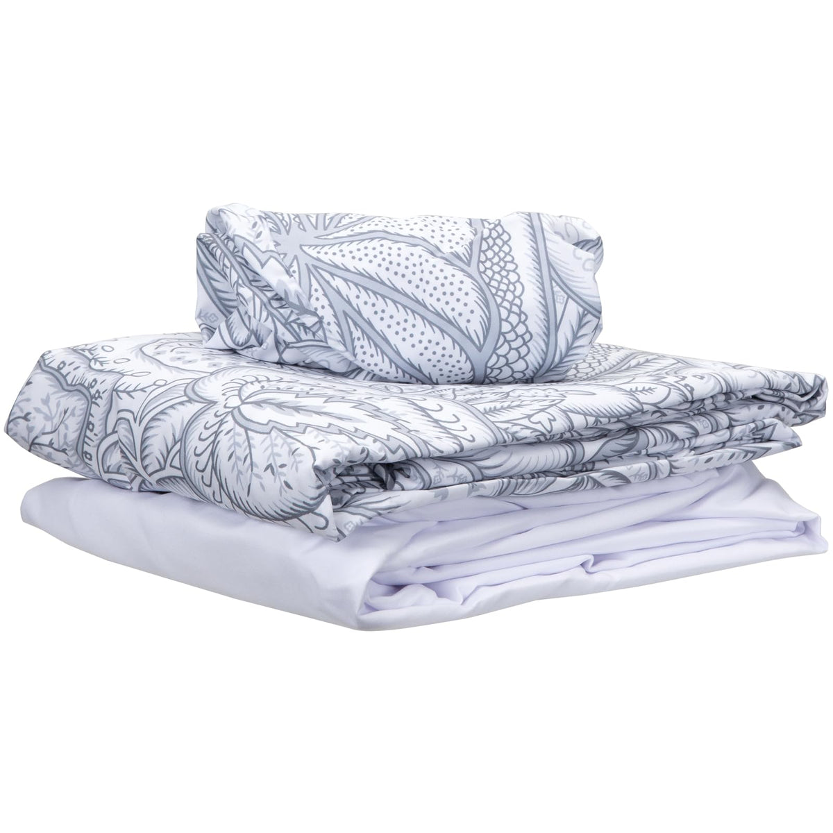 ForPro Designer Microfiber flat sheet, 63" W x 100" L