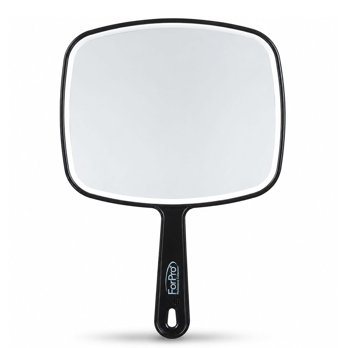 ForPro Hand Mirror front view with black frame