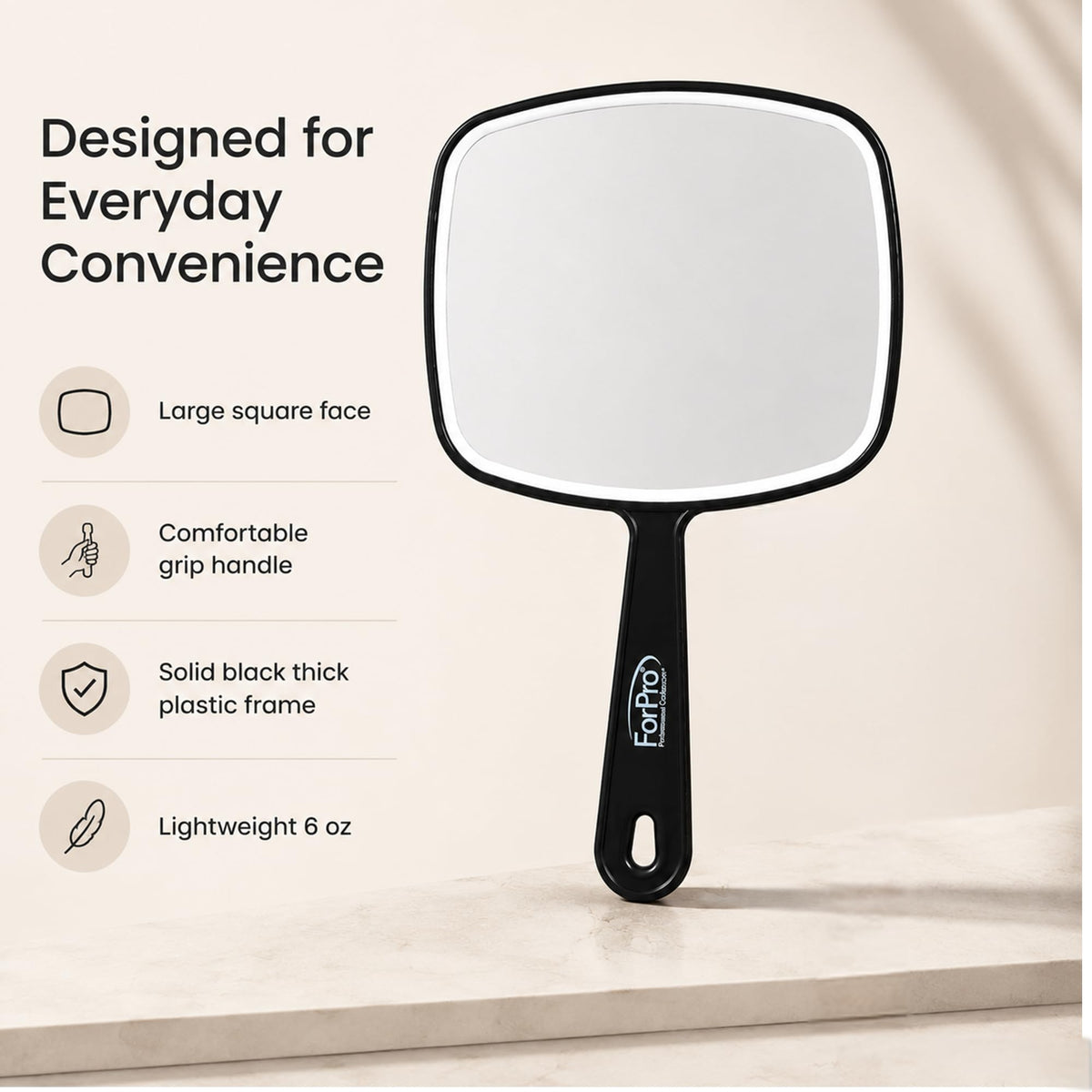 ForPro Hand Mirror packaging display