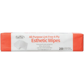 ForPro Lint-Free Wipes used in a salon setting