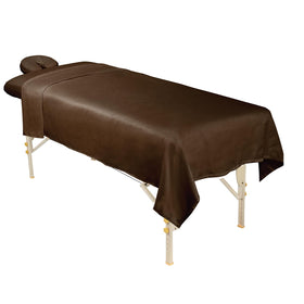 ForPro Microfiber Massage fitted face rest cover chocolate close-up